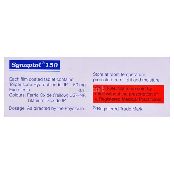 synaptol 150mg tablet 10's